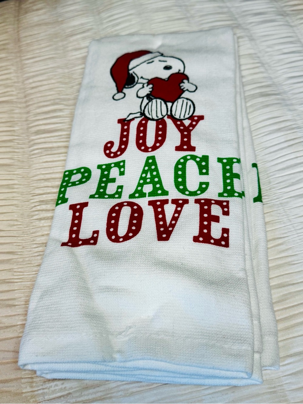 Peanuts Snoopy Christmas Set of 2